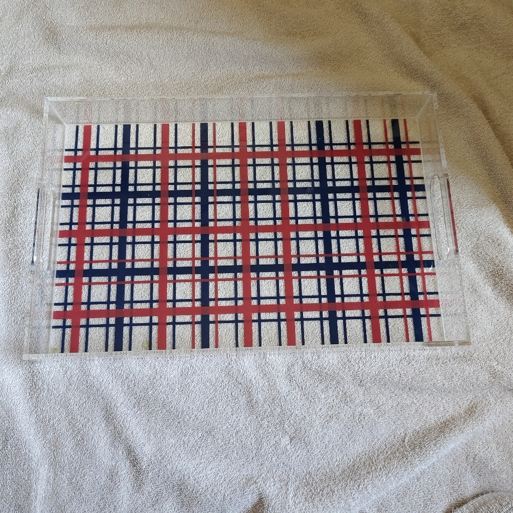 Tommy Hilfiger Clear Acrylic Tray